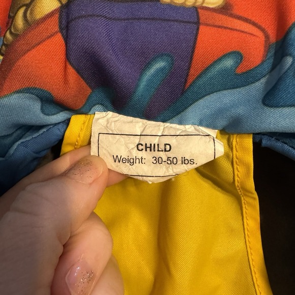 Vintage Scooby Doo Life Vest Children's Life Jacket Hanna-Barbera 30-50 Lbs - Picture 11 of 14